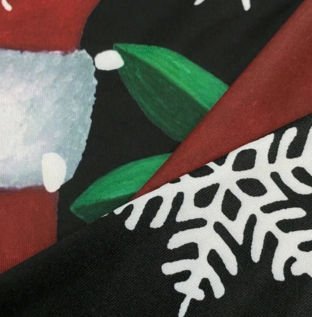 NWOT Christmas Santa Clause & Candy Long Sleeve Dress with pockets - Picture 4 of 9